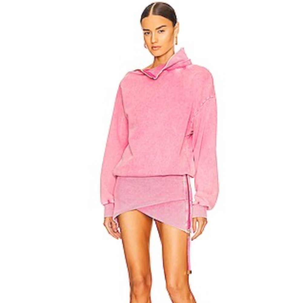 Retrofete Vibrant Pink Asymmetrical Dress